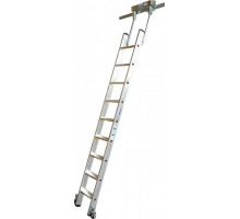 Лестница стеллажная KRAUSE STABILO 10 ступеней, для Т-образных шинных систем, 815651 815651