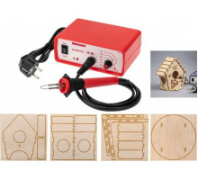 Набор для выжигания REXANT ДВ0934-2 «кормушка для птиц», выжигатель + 3d модель, 150х1 12-0934-2