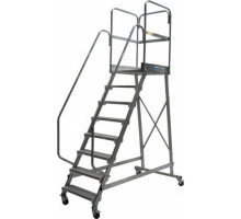Лестница с платформой KRAUSE CORDA 8 ступеней, передвижная 820068