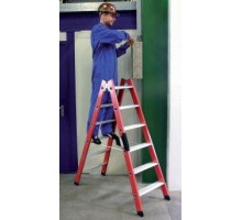 Лестница из стекловолокна KRAUSE 10 ступеней, двухсторонняя 815460