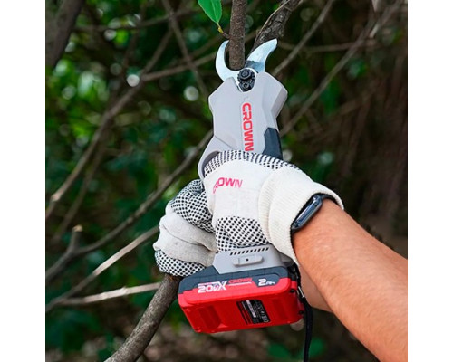 Секатор-кусторез аккумуляторный Crown CT29001HX BL