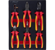 Диэлектрический набор инструмента KING TONY 9-40606GPV ложемент, 6 предметов