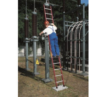 Лестница из стекловолокна KRAUSE 8 перекладин, приставная 815484