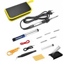 Паяльник DEKO SI10 цифровой + набор аксессуаров, 12 шт. 065-0400