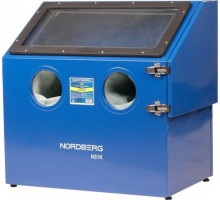 Пескоструйная камера NORDBERG NS1K настольная, боковая загрузка 110 л ЦБ-00012192