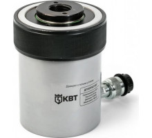 Домкрат гидравлический КВТ ДП-50П75 с полым шт.оком 84591