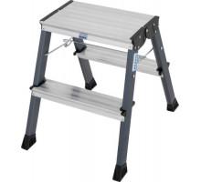 Складная подставка KRAUSE MONTO TREPPY 2х2 двухсторонняя, анодированная 130174