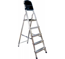Стремянка алюминиевая АЛЮМЕТ АМ 707 АК 7 ст. с органайзером Ам707АК